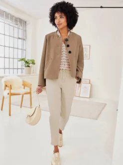 Heine Blazer In Camel