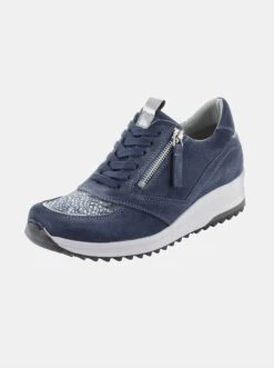 Airsoft Sneaker In Jeansblau-gemustert