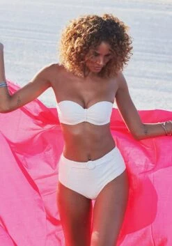 Sunseeker Bügel-Bandeau-Bikini-Top In Weiß