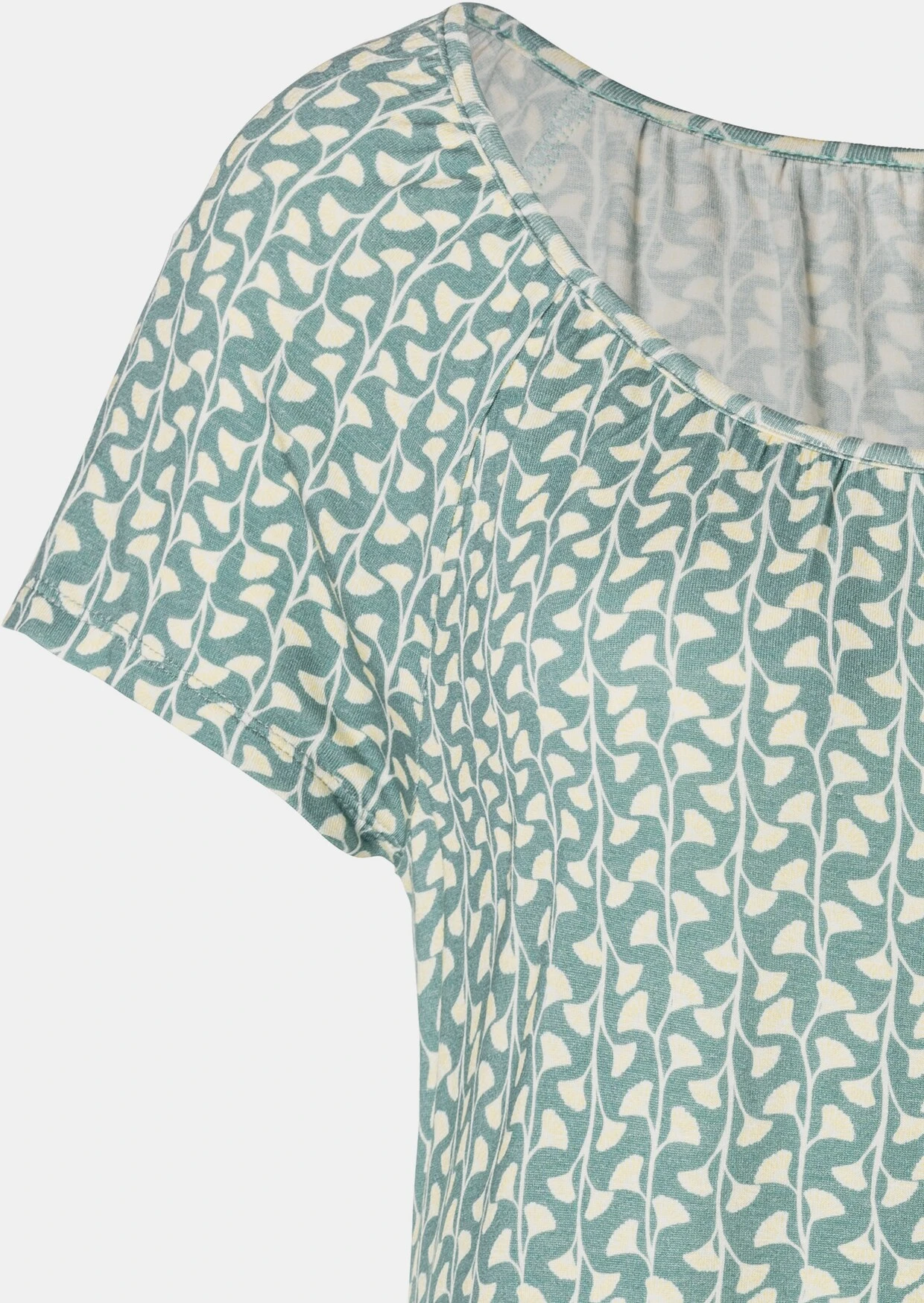 Vivance T-Shirt In Mint, Creme – Bild 5