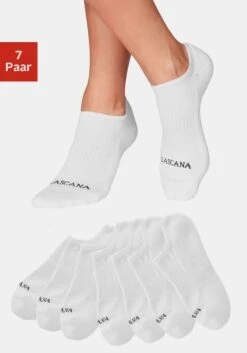 LASCANA ACTIVE Sneakersocken In 7x Weiß