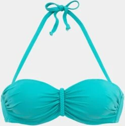 Buffalo Bügel-Bandeau-Bikini-Top In Türkis