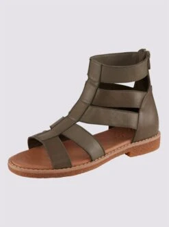 Andrea Conti Sandalette In Khaki