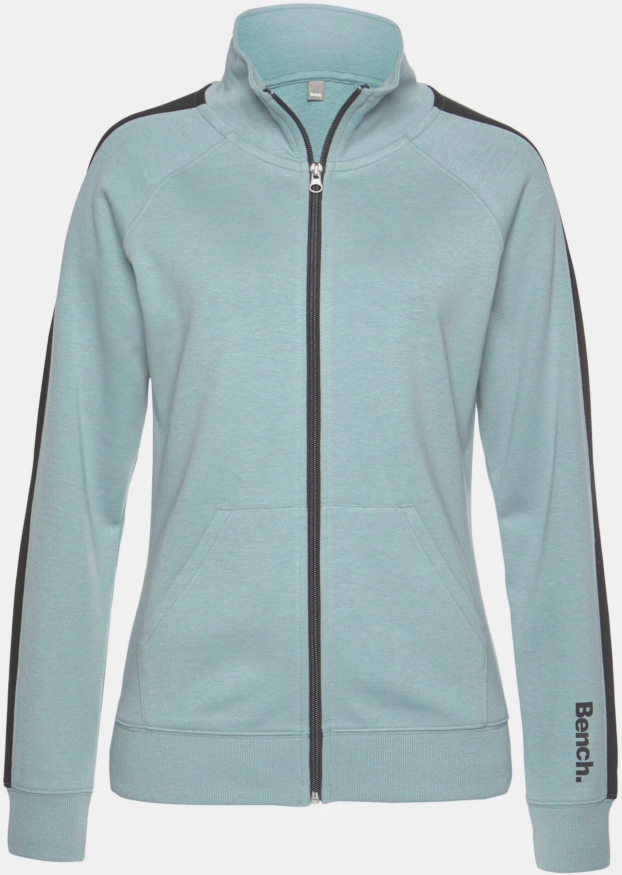 Bench. Sweatjacke In Mint-schwarz – Bild 4