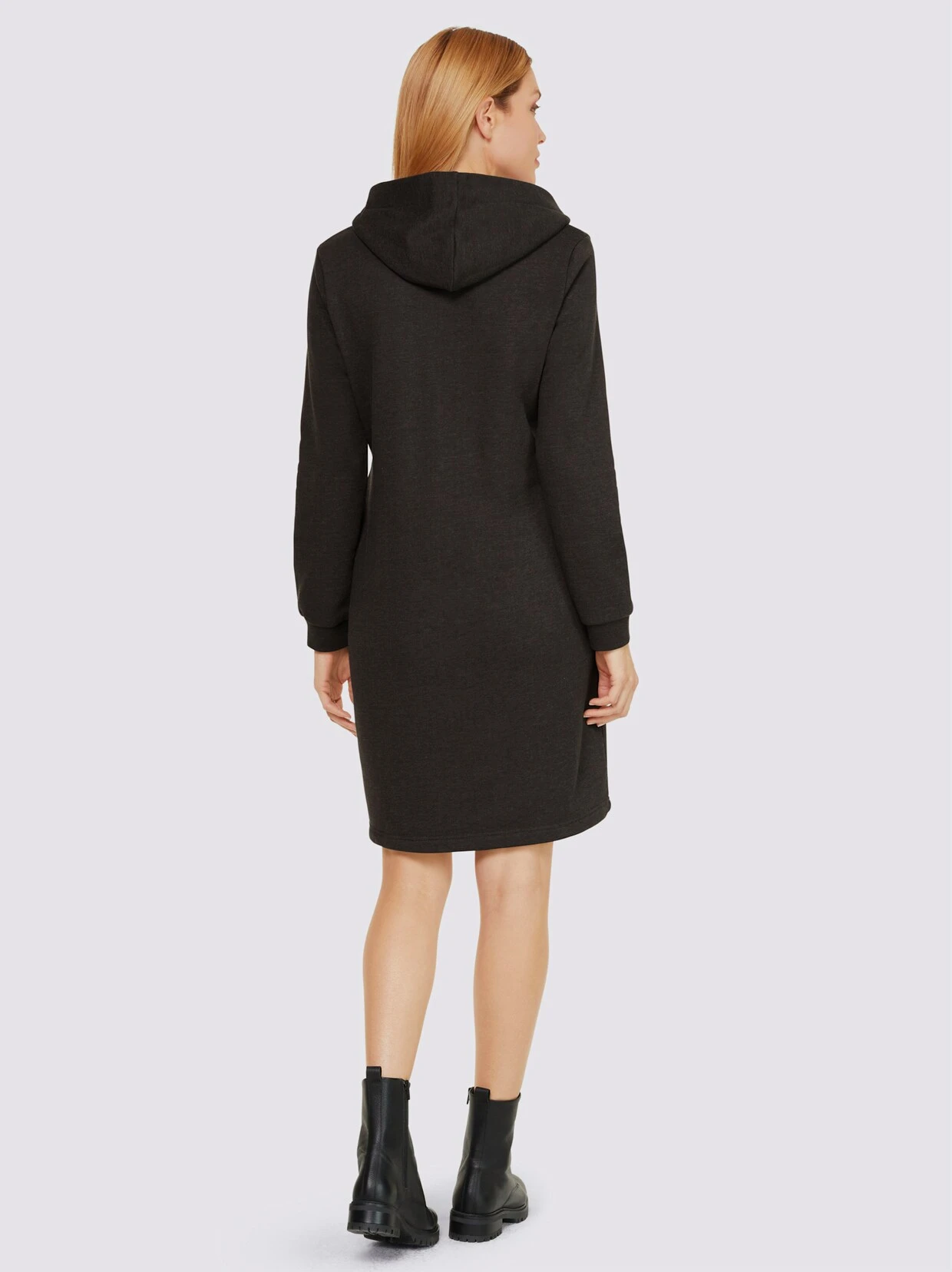 Heine Jersey-Kleid In Graphit-meliert – Bild 3