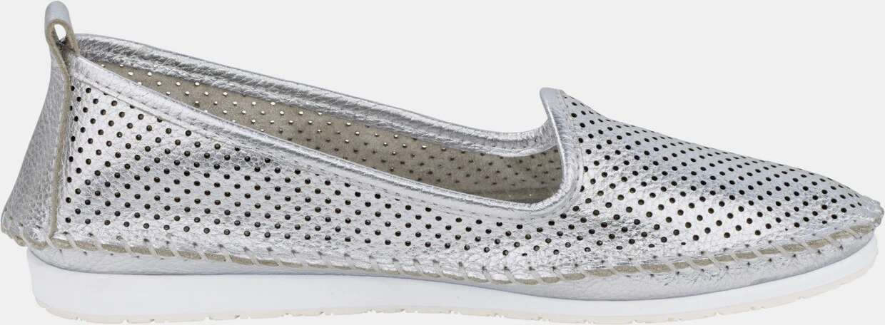 Andrea Conti Slipper In Silberfarben – Bild 3