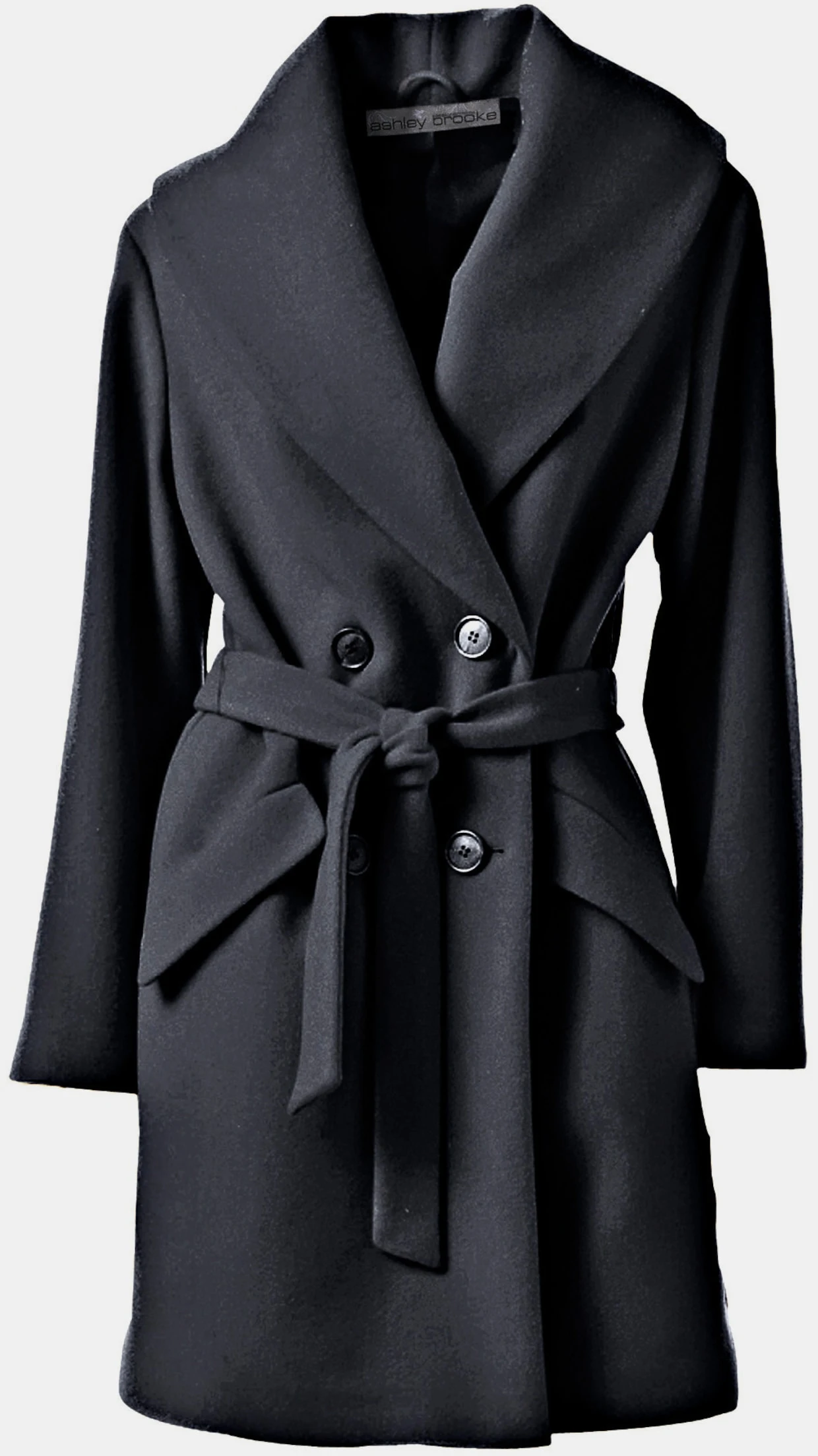 Heine Woll-Jacke In Marine – Bild 4