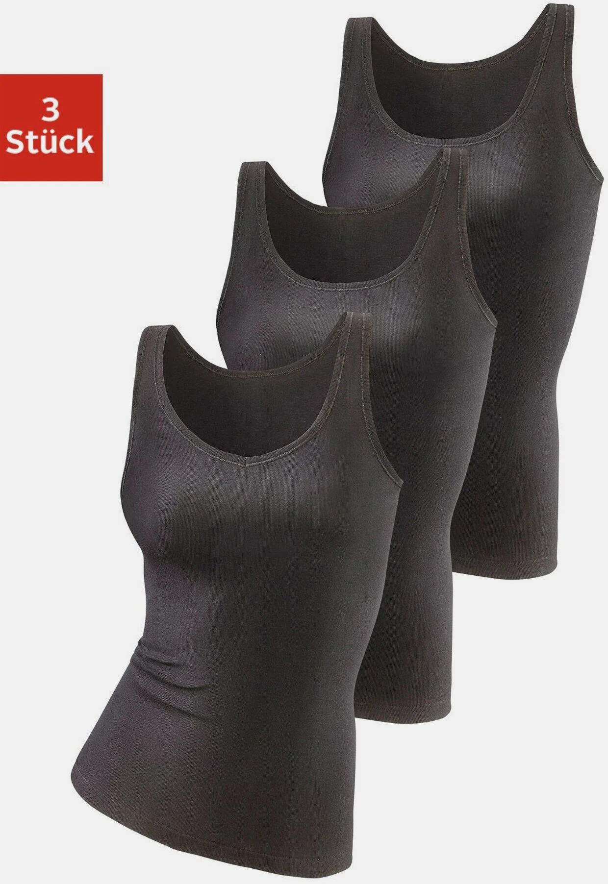 Petite Fleur Achselhemd In Schwarz