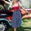 Love Nature Dirndl In Rot