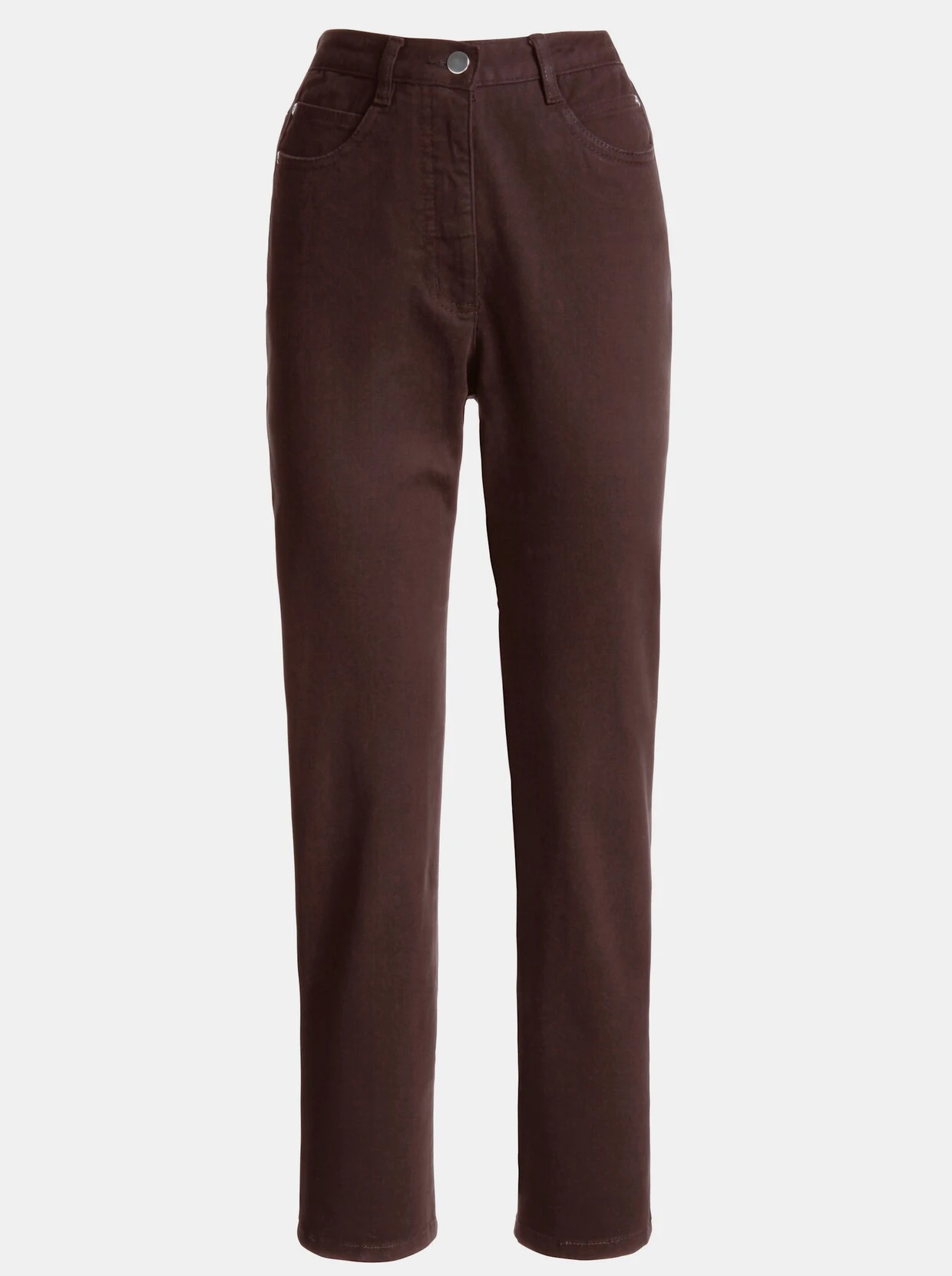 5-Pocket-Jeans In Schokobraun – Bild 5