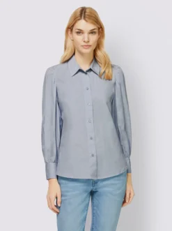 Heine Bluse In Hellblau