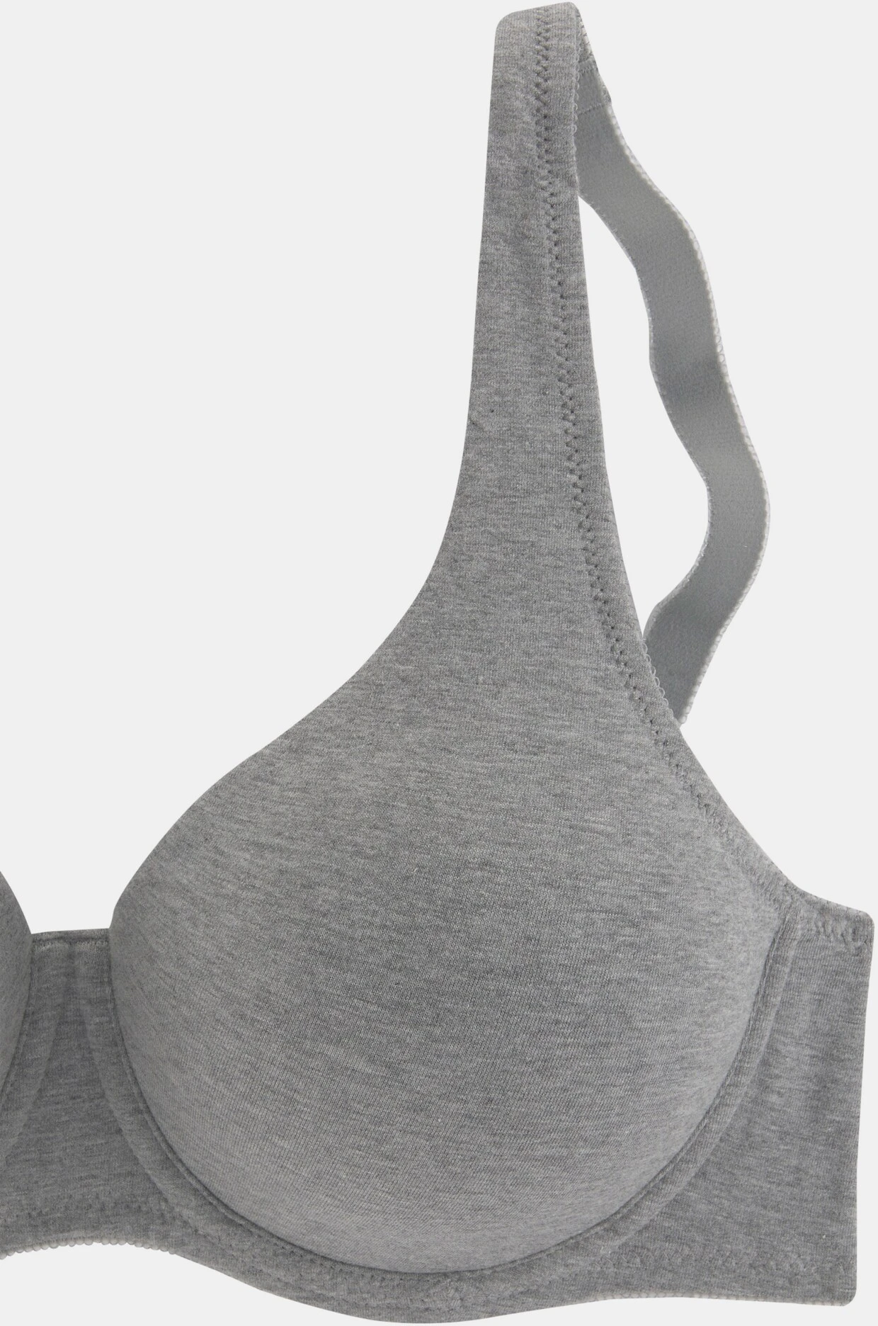 Petite Fleur Minimizer-BH In Grau-meliert+weiß – Bild 3