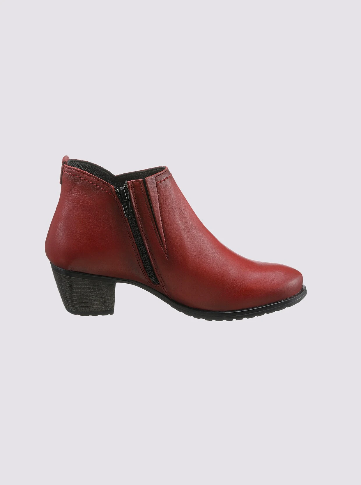 Heine Stiefelette In Rot – Bild 3