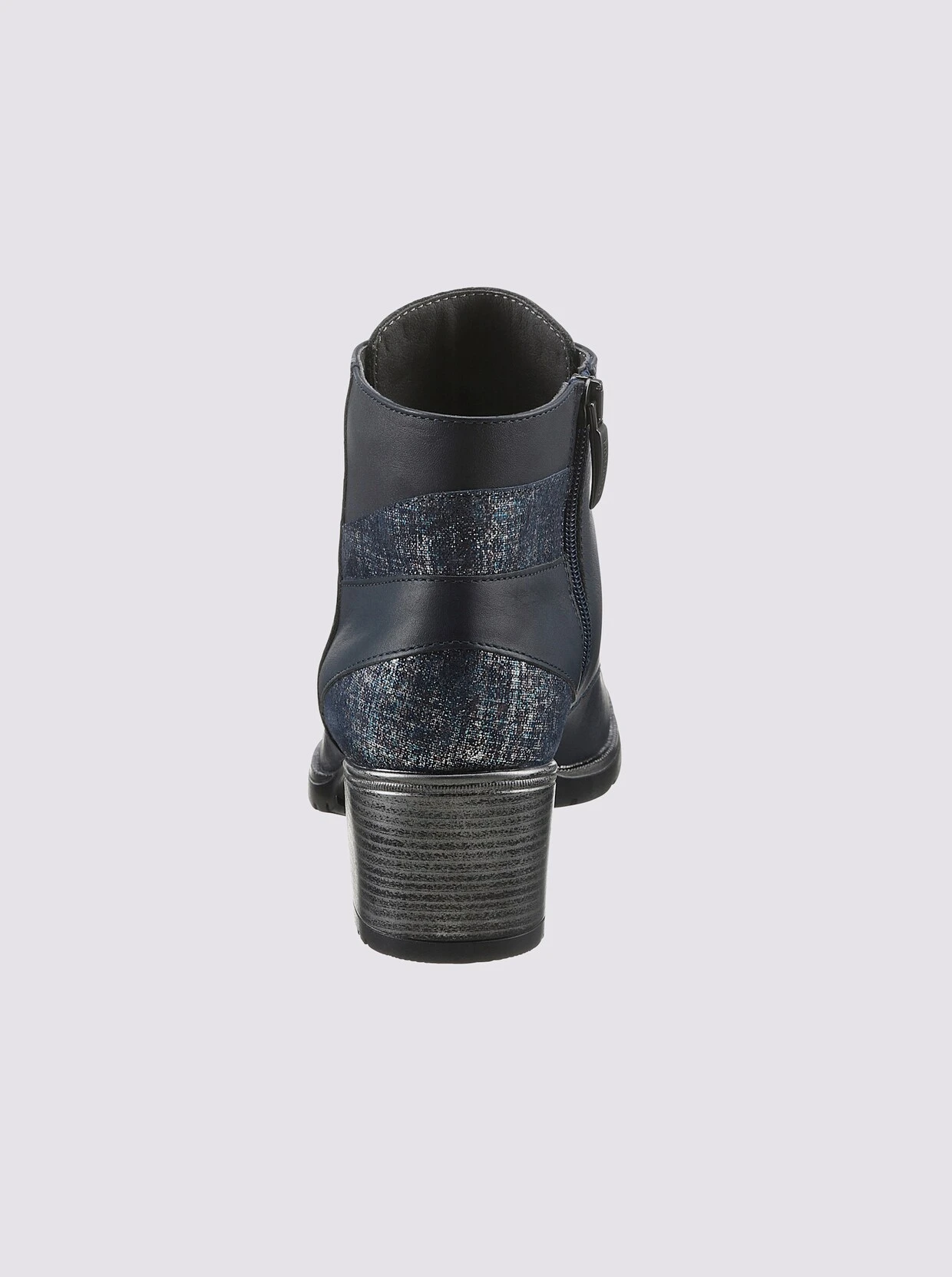 Heine Schnürstiefelette In Marine – Bild 4