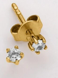 Ohrstecker In Gelbgold 585