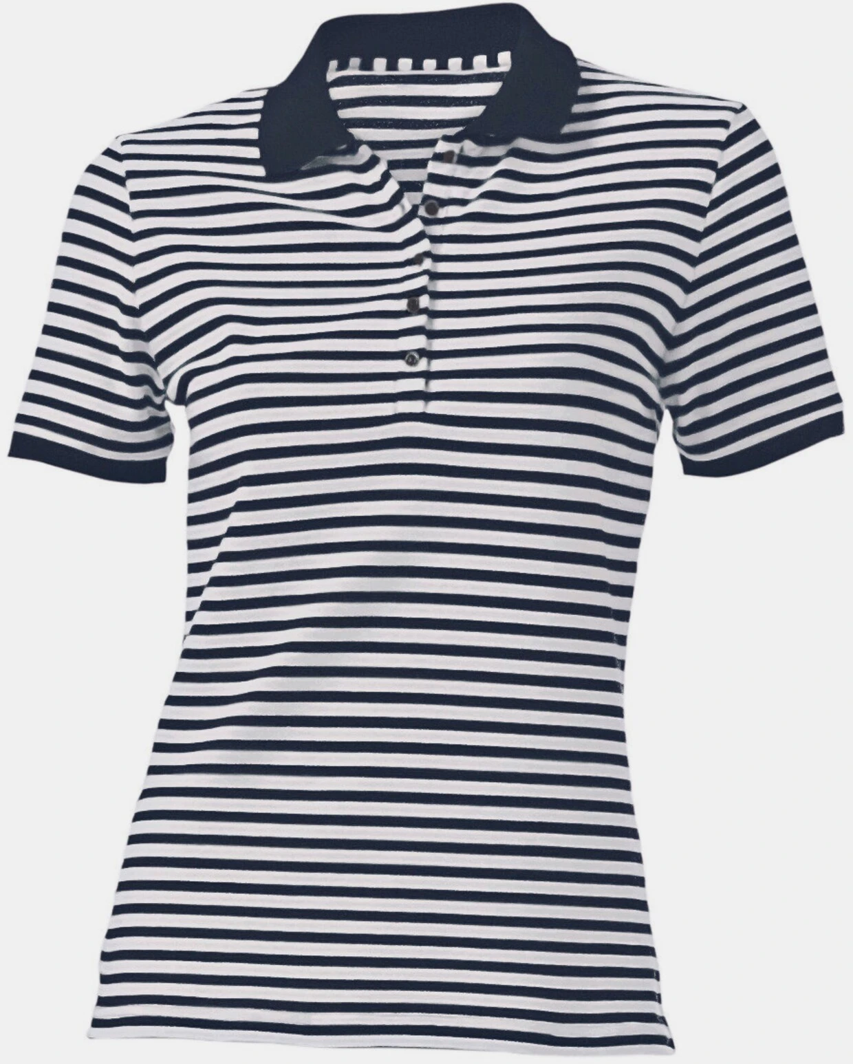 Heine Poloshirt In Marine – Bild 3