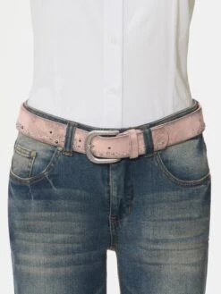 Heine Gürtel In Rosé-silberfarben