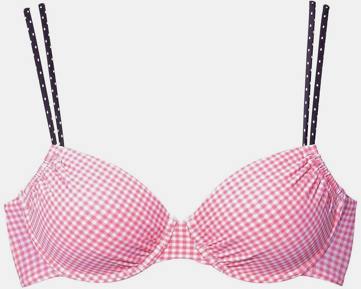 Buffalo Bügel-Bikini-Top In Rosa-schwarz – Bild 5