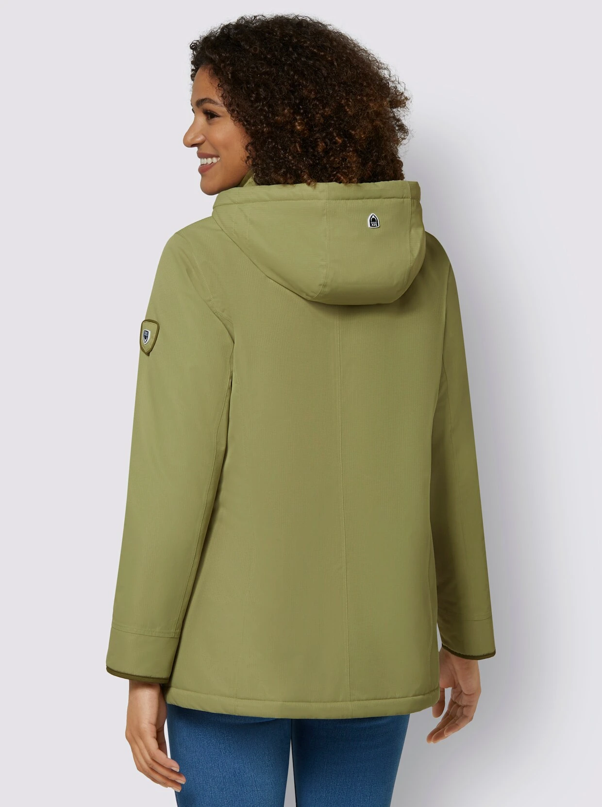 Jacke In Schilf-oliv – Bild 3