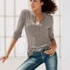 Heine Blusenshirt In Taupe