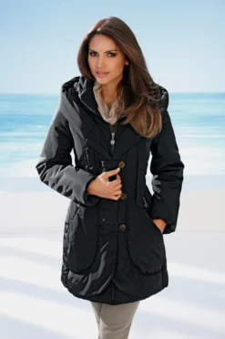 Heine Parka In Schwarz