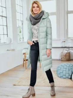 Heine Steppmantel In Kalkmint