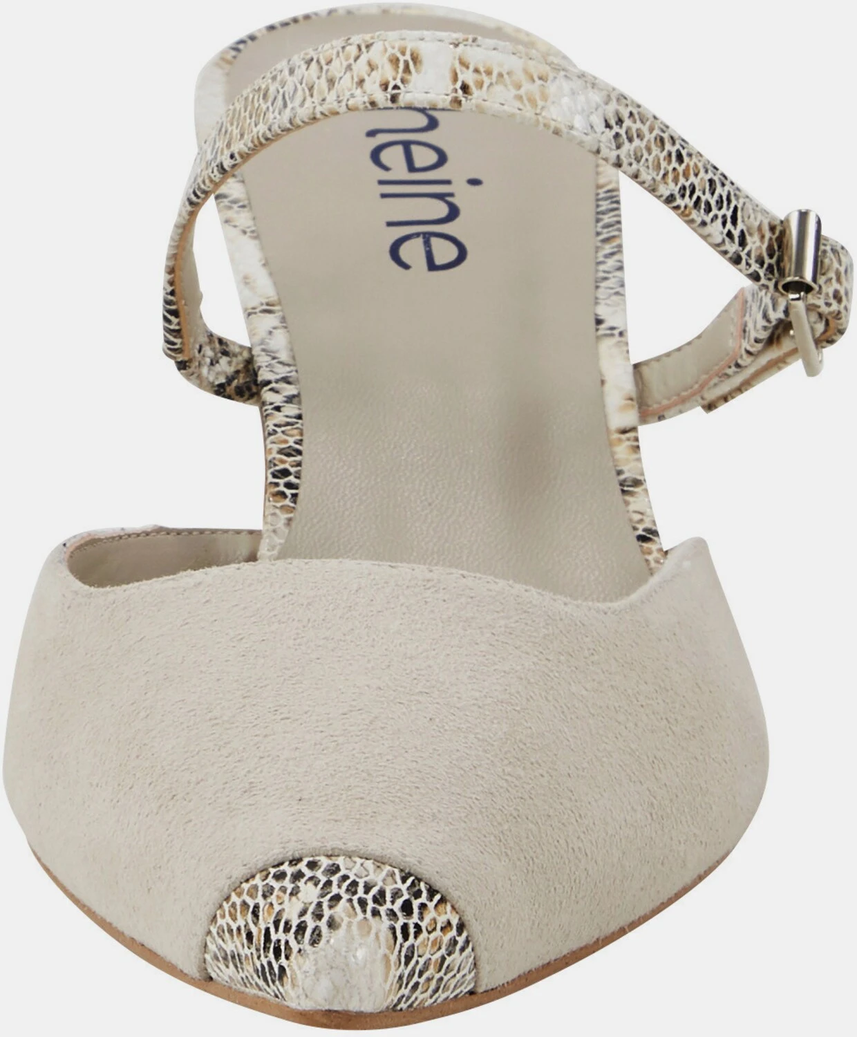 Heine Sabot In Beige – Bild 2