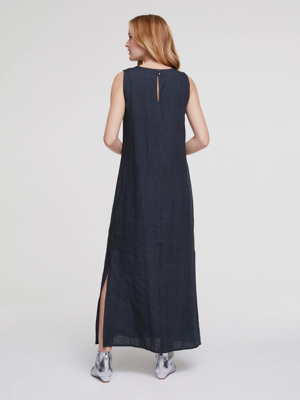 Heine Leinenkleid In Nachtblau – Bild 2