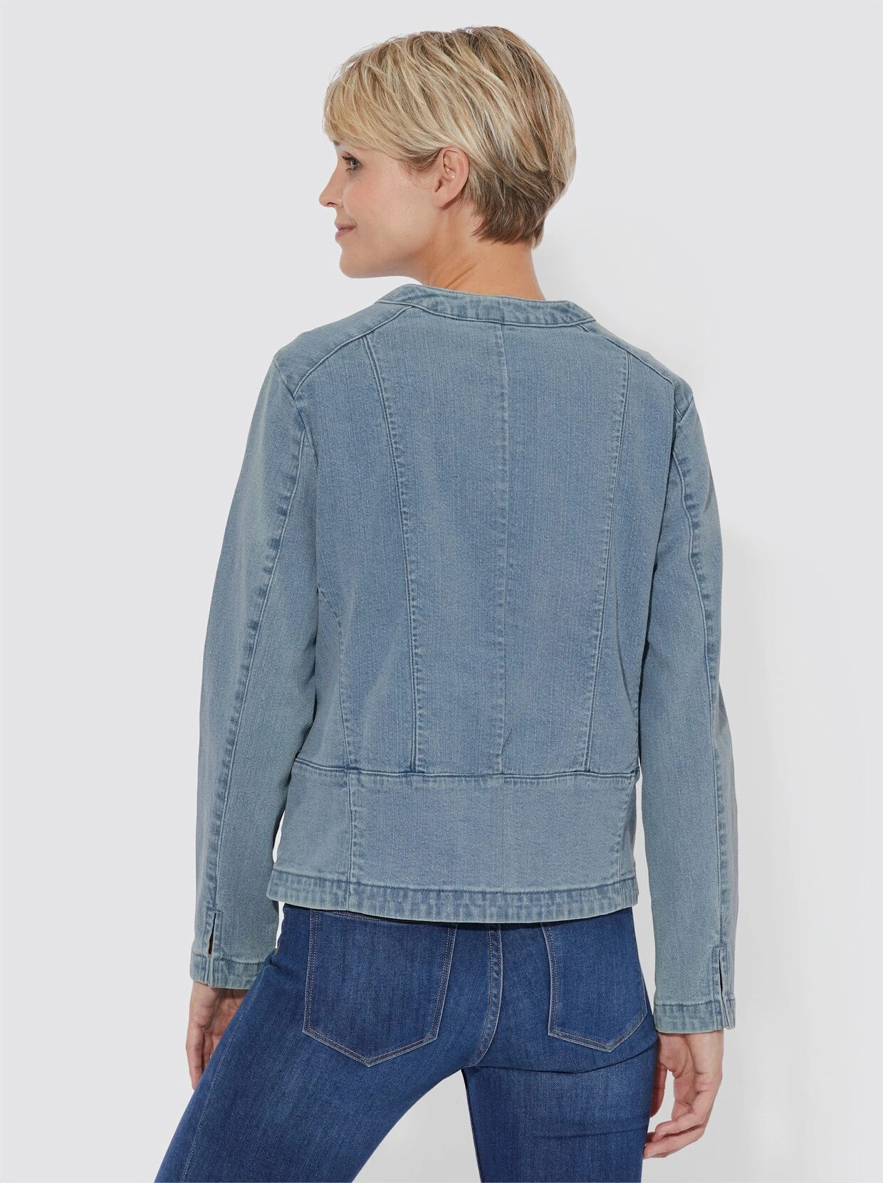 Blazer In Blue-bleached – Bild 2