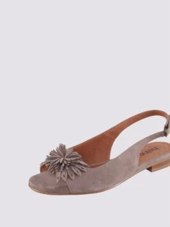Heine Slingballerina In Taupe
