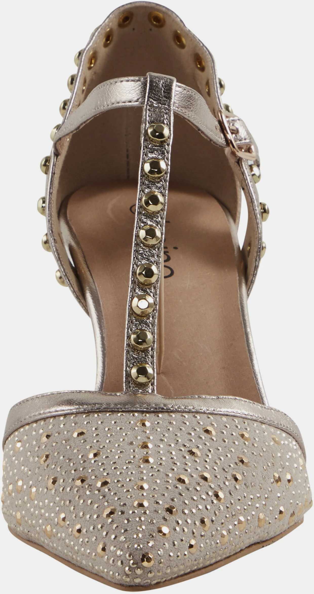 Heine Pumps In Goldfarben – Bild 2