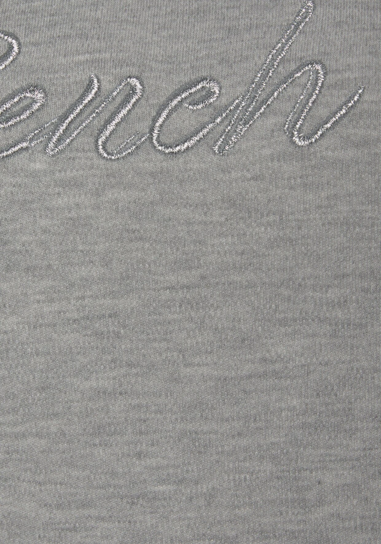 Bench. Kapuzensweatshirt In Hellgrau-meliert – Bild 4