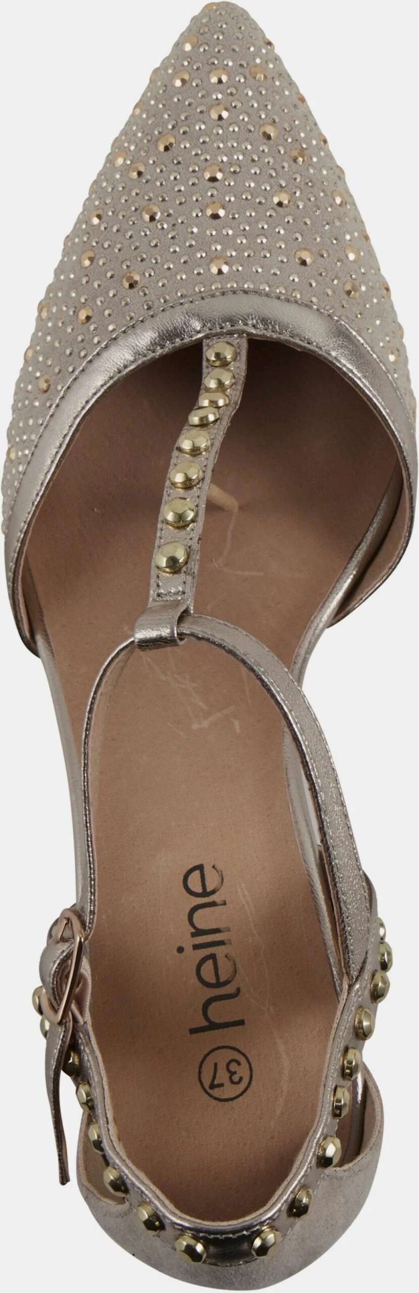 Heine Pumps In Goldfarben – Bild 5