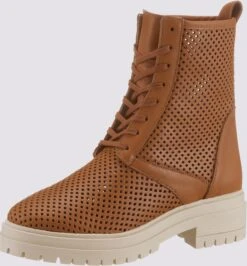 Heine Schnürstiefelette In Cognac