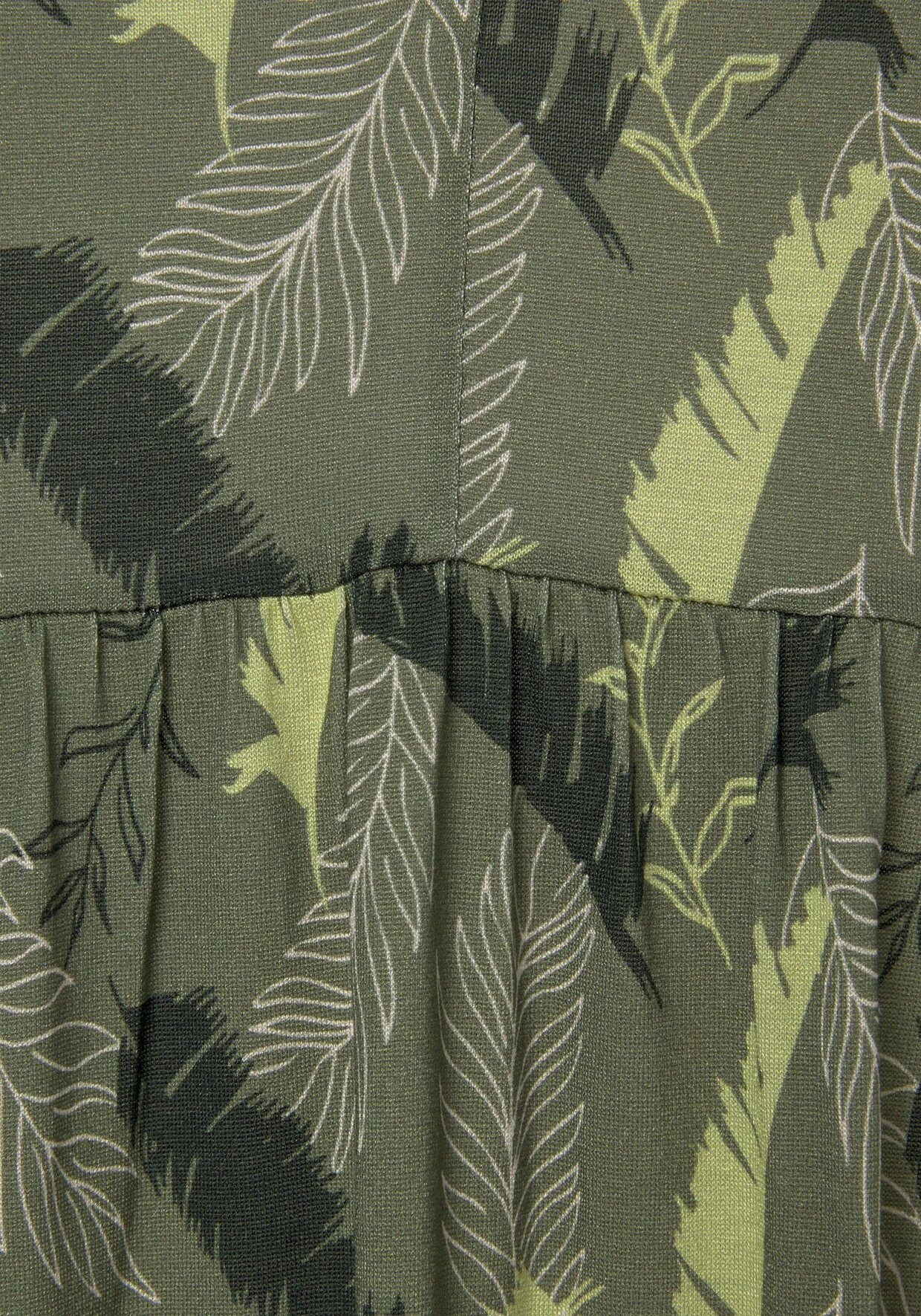 S.Oliver Jerseykleid In Khaki-limone Bedruckt – Bild 6