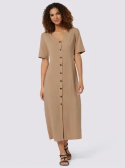 Sommerkleid In Camel