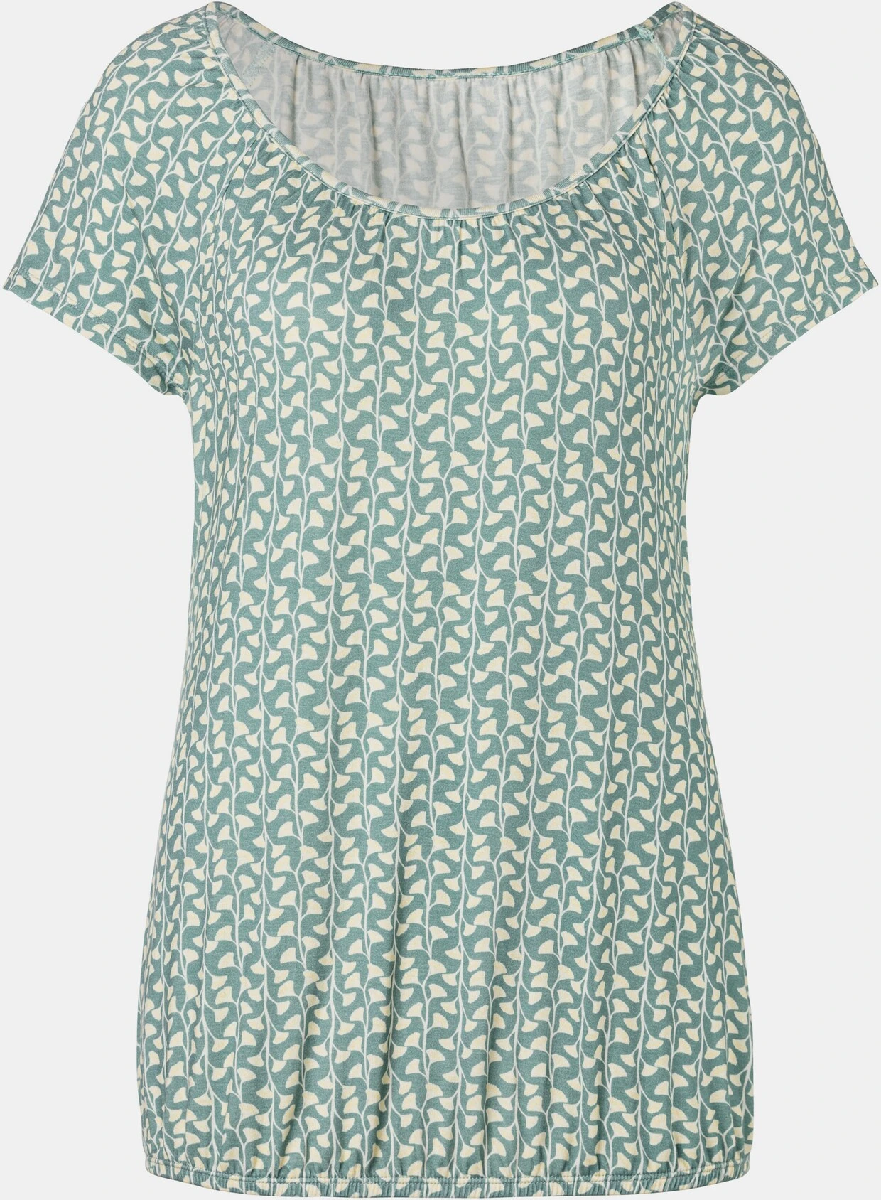 Vivance T-Shirt In Mint, Creme – Bild 3