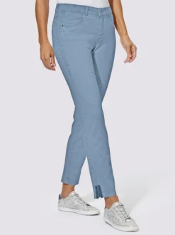 Stretch-Jeans In Blue-bleached