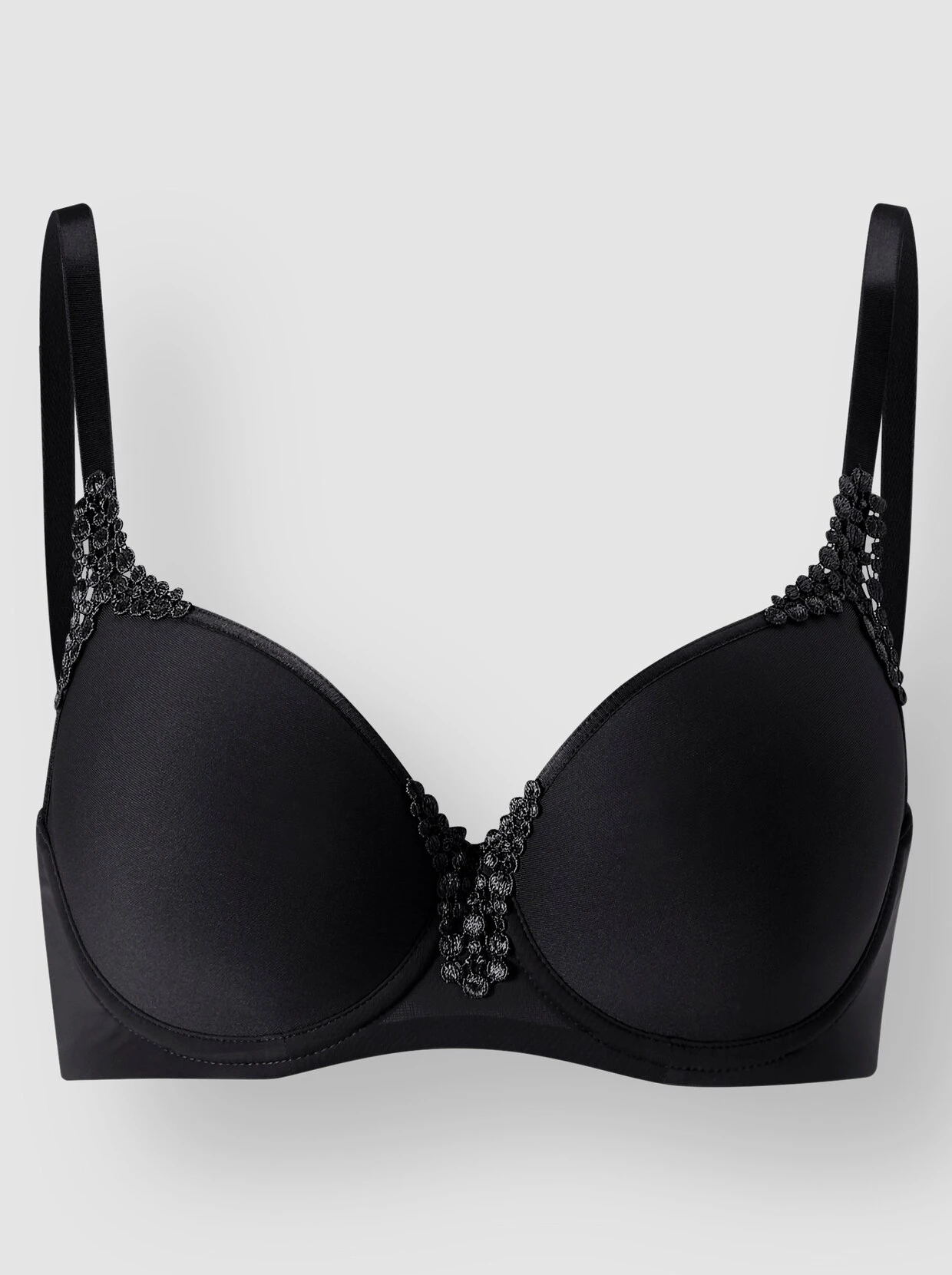 Viania T-Shirt-BH Mit Bügel In Schwarz – Bild 3