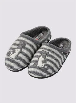 Haflinger Hausschuh In Grau