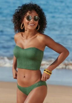 JETTE Bustier-Bikini-Top In Grün