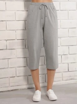 Capri-Freizeithose In Grau