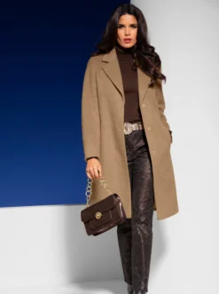 Heine Mantel In Camel