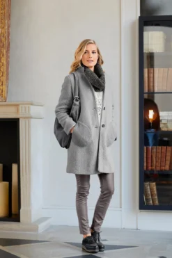 Heine Kurzmantel In Grau