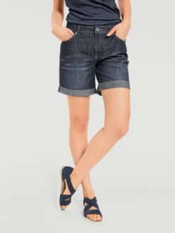 Heine Jeans-Shorts In Dark Denim