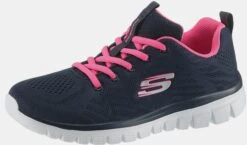 Skechers Sneaker In Navy-pink