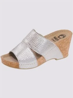 Mubb Pantolette In Silberfarben