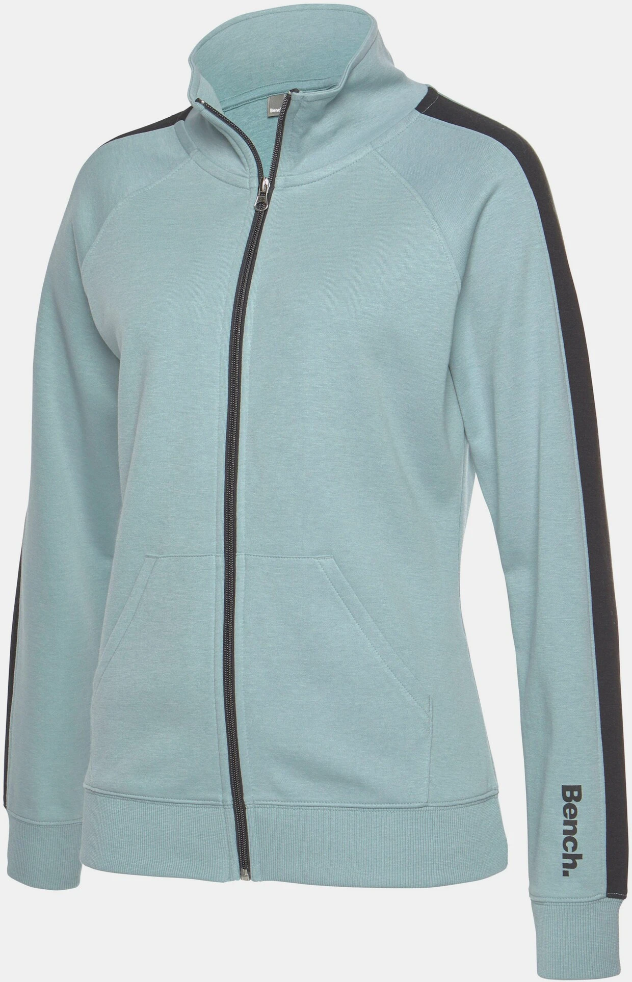 Bench. Sweatjacke In Mint-schwarz – Bild 3
