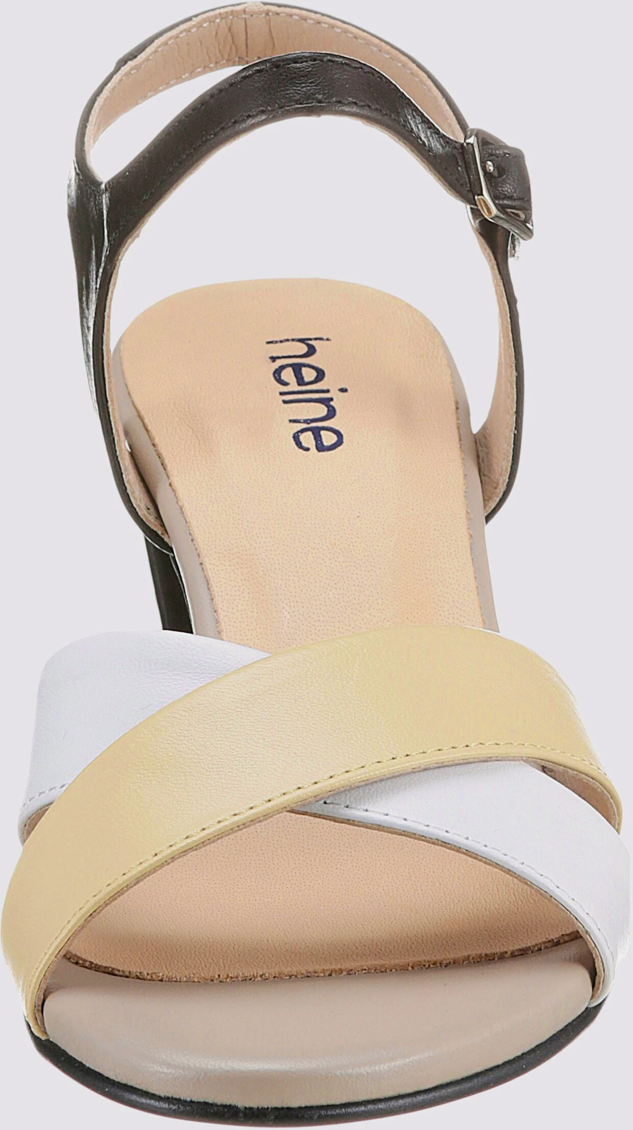 Heine Sandalette In Schwarz-beige – Bild 2