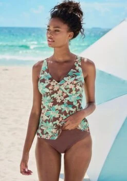 S.Oliver Bügel-Tankini In Braun-mint